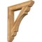 Ekena Millwork Olympic Slat Rough Sawn Bracket, Western Red Cedar, 6"W x 38"D x 44"H BKT06X38X44OLY06RWR - alternate 1